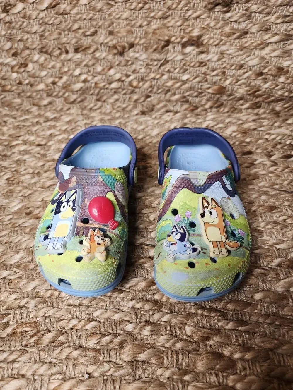 Crocs Little Kid Classic Bluey Clogs Sandals Comfort Summer Beach Size C 9
